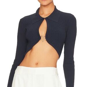 BNWT Cult Gaia Viola Knit Top in Mountain, sold out, size XS